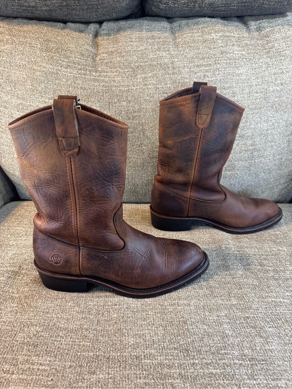 Double-H Men's AG7 Ranch Wellington Work Boots 2522 Size 8.5B